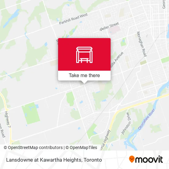 Lansdowne at Kawartha Heights map