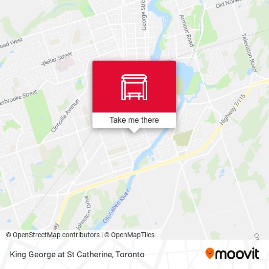 King George at St Catherine map