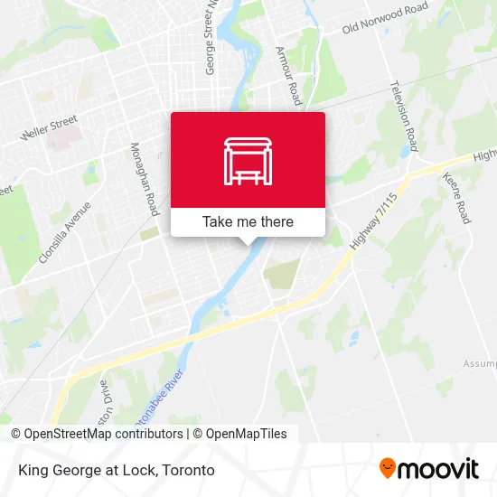 King George at Lock map