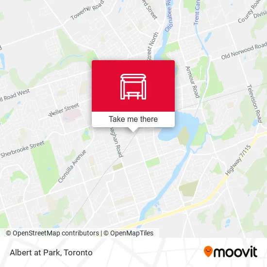 Albert at Park map