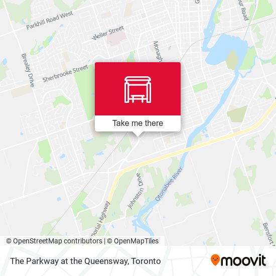 The Parkway at the Queensway map