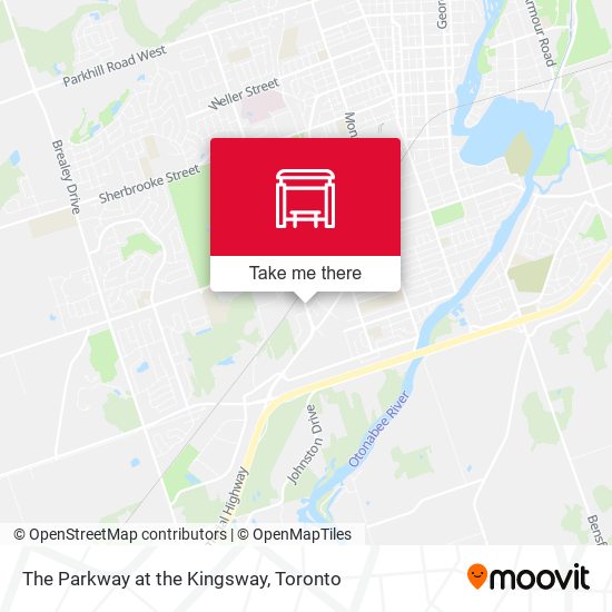 The Parkway at the Kingsway map