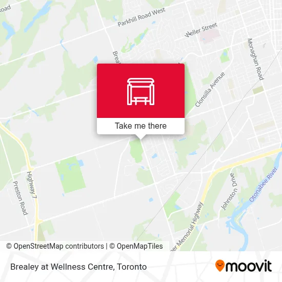 Brealey at Wellness Centre map