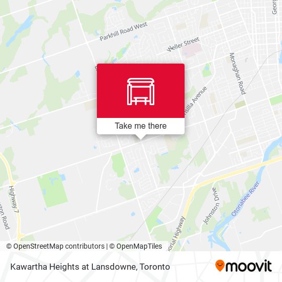 Kawartha Heights at Lansdowne map