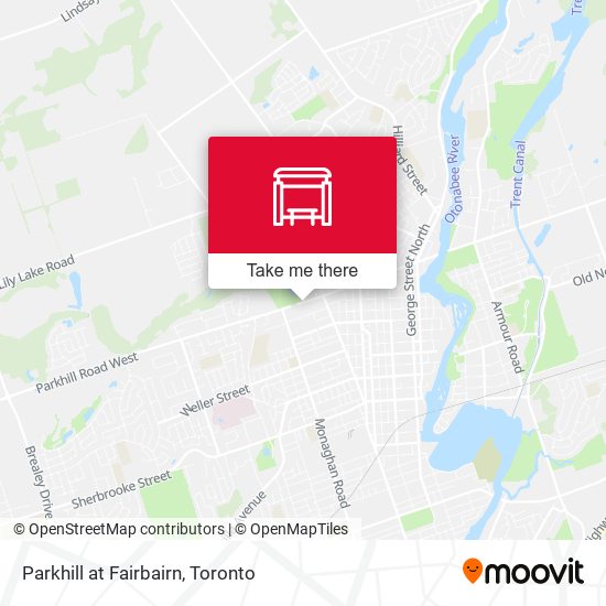 Parkhill at Fairbairn map
