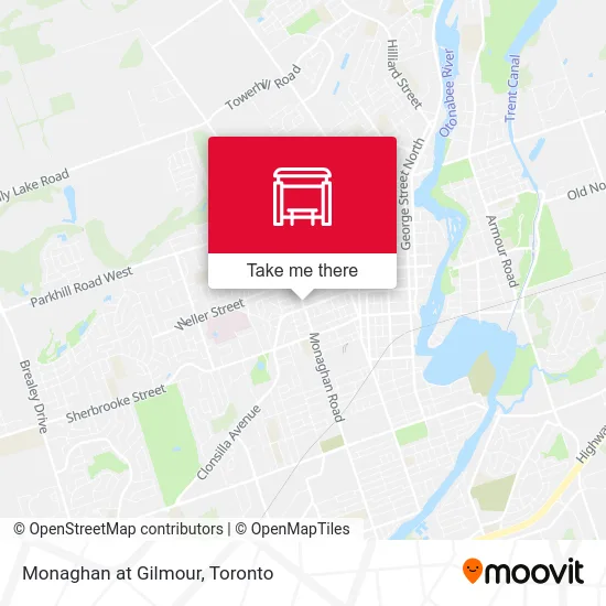 Monaghan at Gilmour map