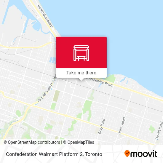 Confederation Walmart Platform 2 map