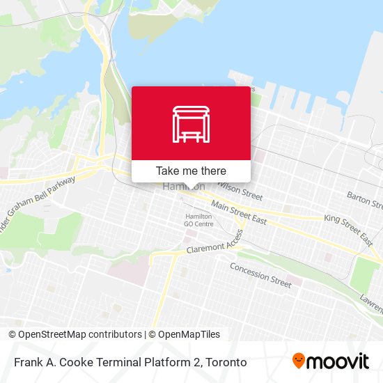 Frank A. Cooke Terminal Platform 2 map