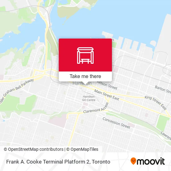 Frank A. Cooke Terminal Platform 2 map