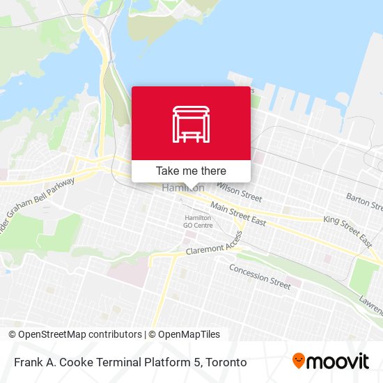 Frank A. Cooke Terminal Platform 5 map