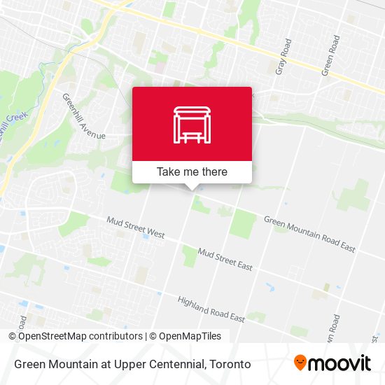 Green Mountain at Upper Centennial map
