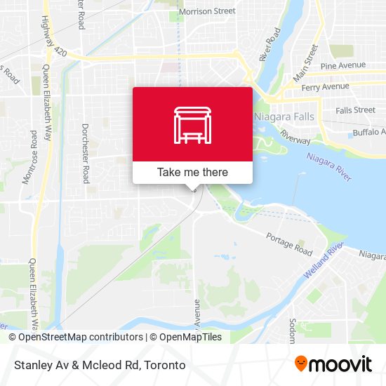 Stanley Av & Mcleod Rd map