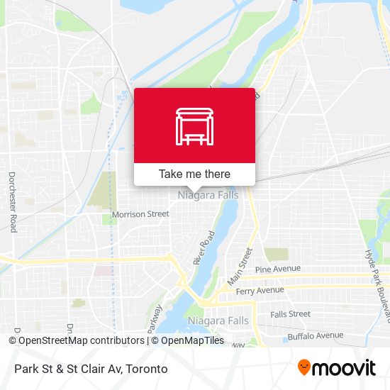 Park St & St Clair Av plan