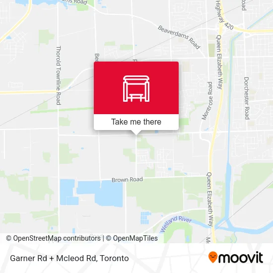 Garner Rd + Mcleod Rd map