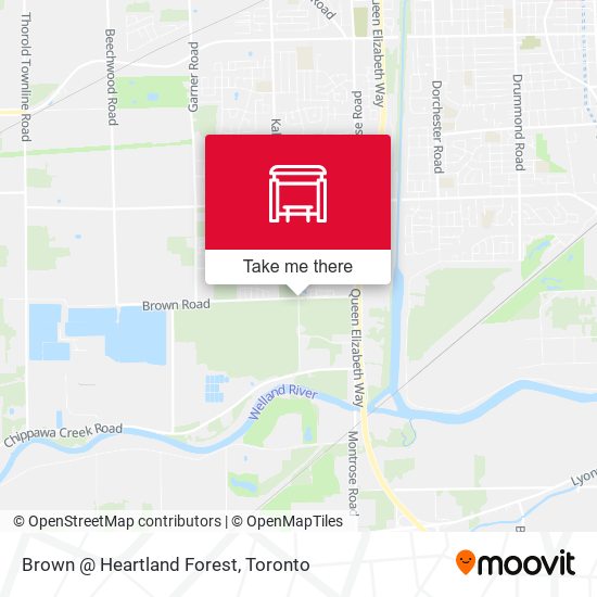 Brown @ Heartland Forest map