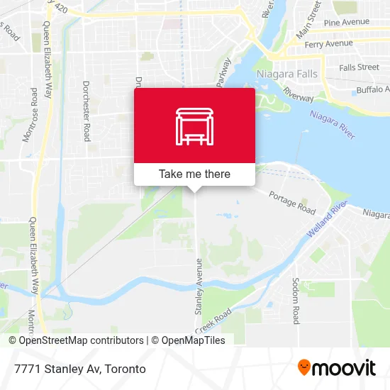 7771 Stanley Av map