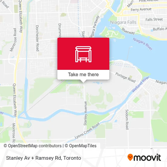 Stanley Av + Ramsey Rd map