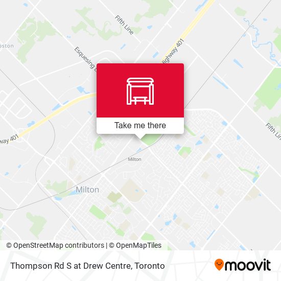 Thompson Rd S at Drew Centre map