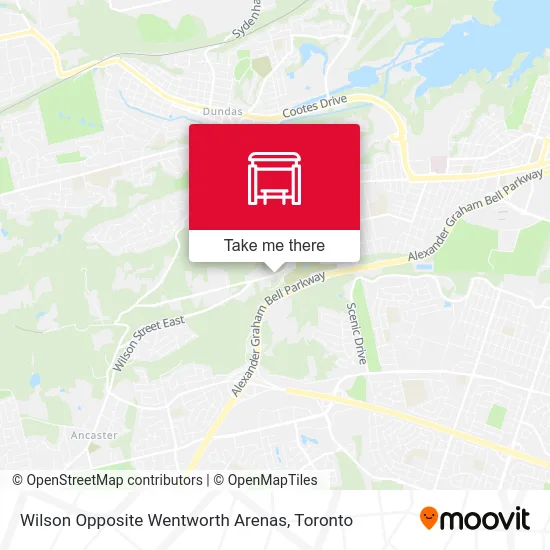 Wilson Opposite Wentworth Arenas map