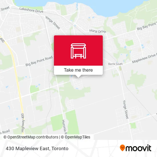 430 Mapleview East map
