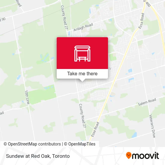 Sundew at Red Oak map