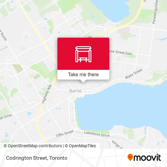 Codrington Street map