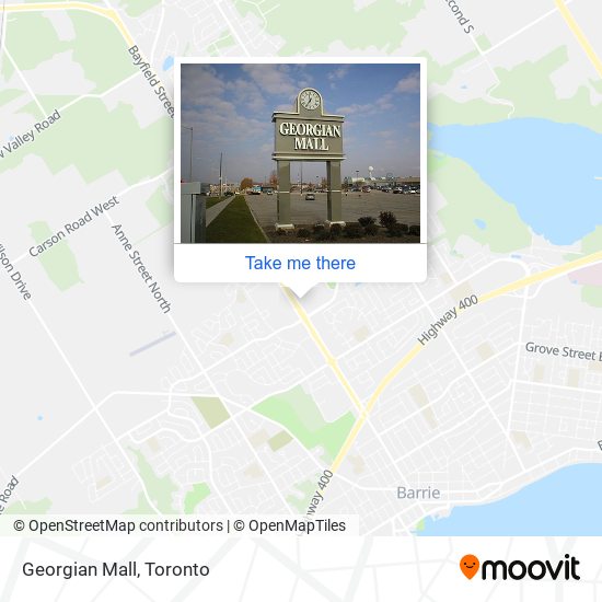 Georgian Mall map