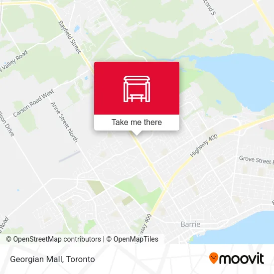 Georgian Mall map