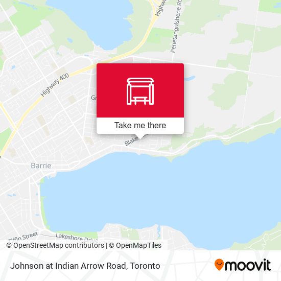 Johnson at Indian Arrow Road map