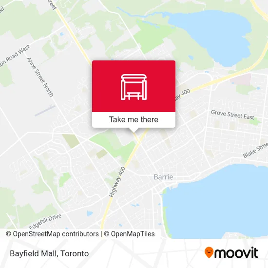 Bayfield Mall map