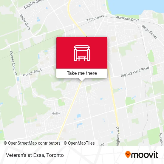 Veteran's at Essa map