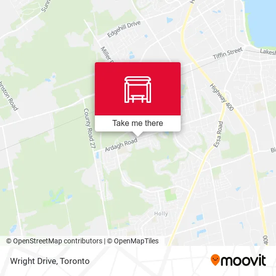 Wright Drive map