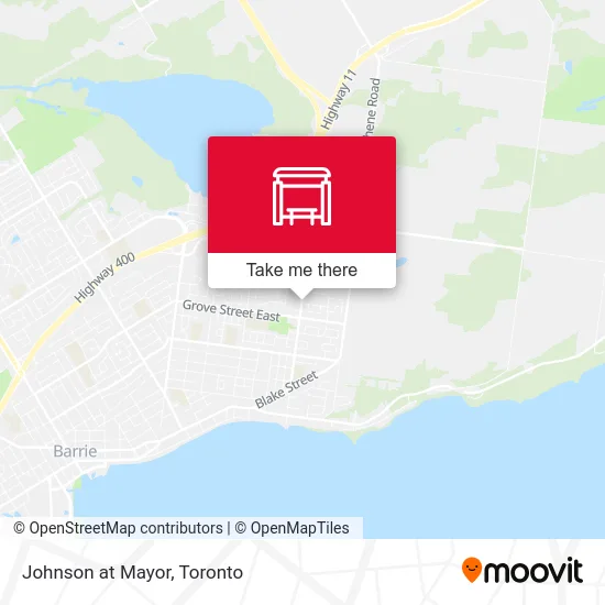 Johnson at Mayor map