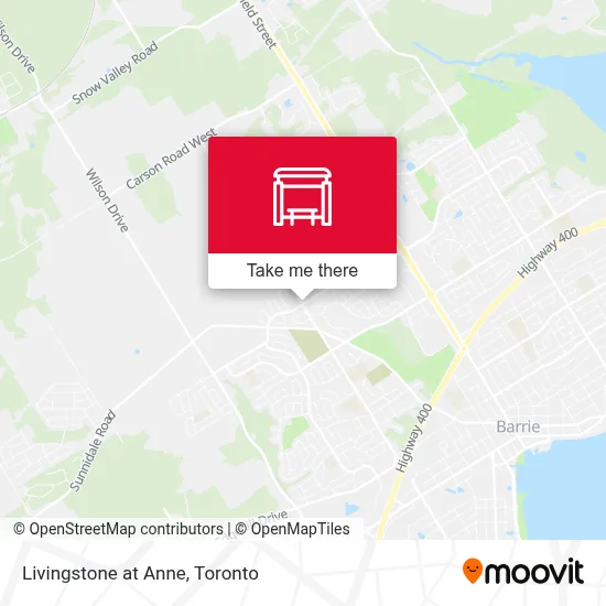 Livingstone at Anne map