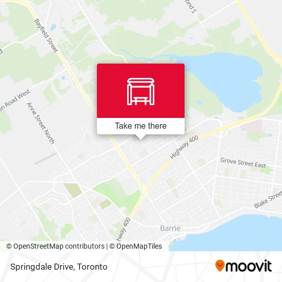 Springdale Drive map
