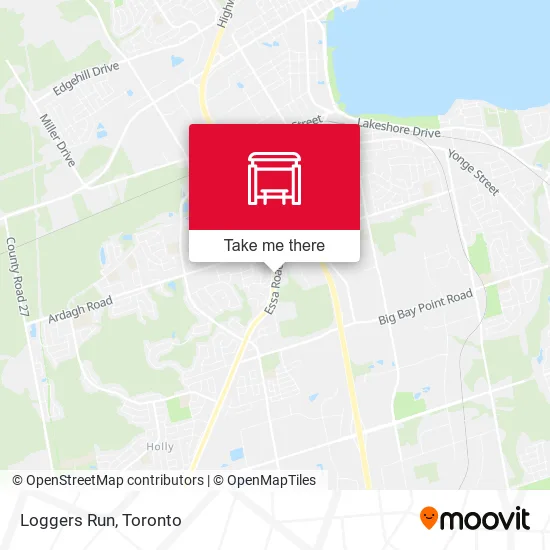 Loggers Run map