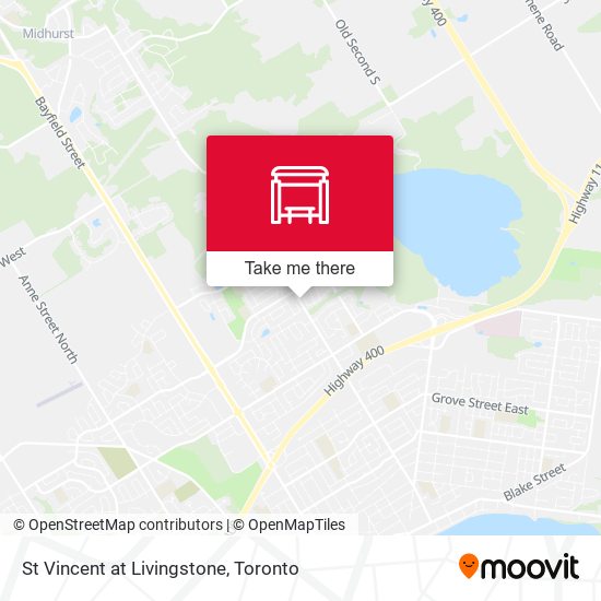 St Vincent at Livingstone map