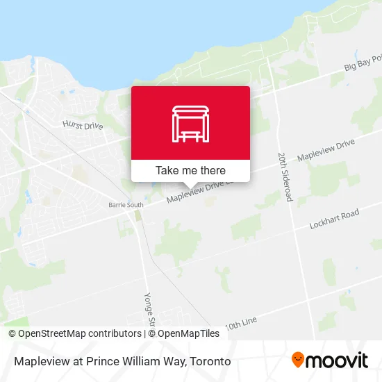 Mapleview at Prince William Way map