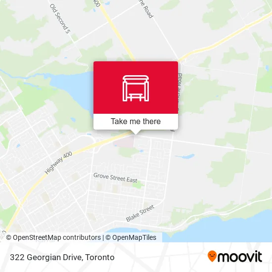 322 Georgian Drive map