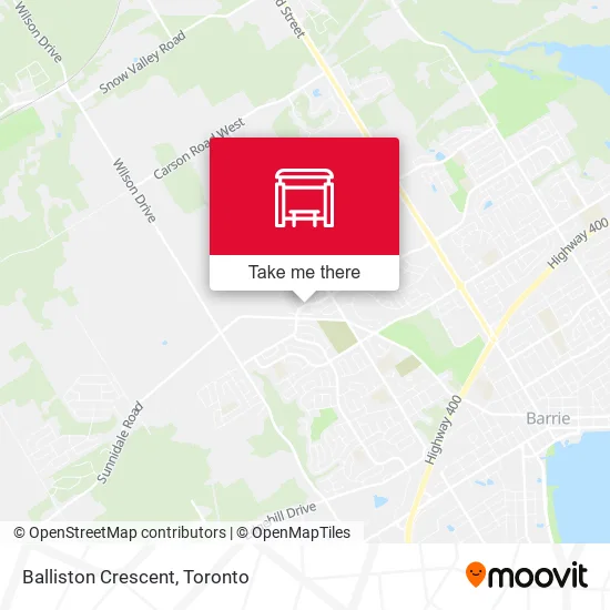 Balliston Crescent map