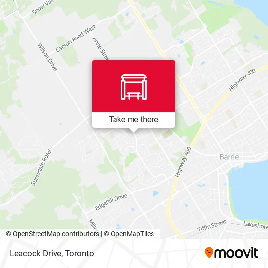 Leacock Drive map