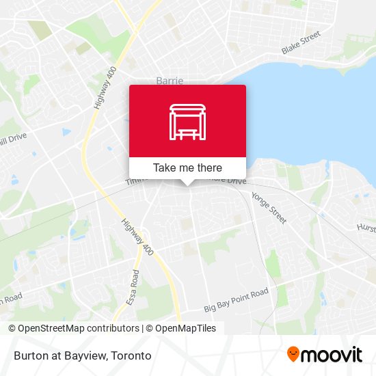 Burton at Bayview map