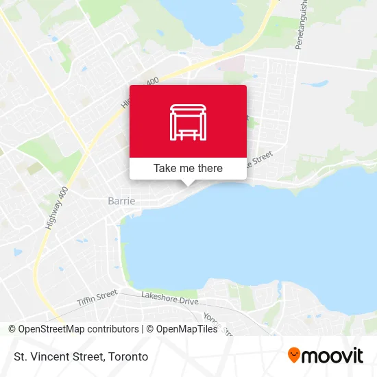 St. Vincent Street map