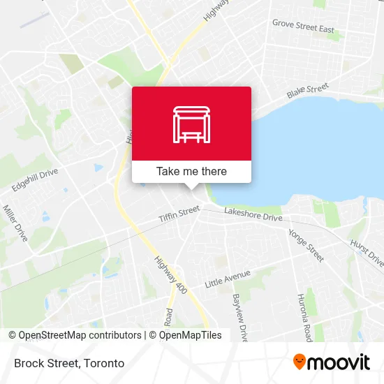 Brock Street map