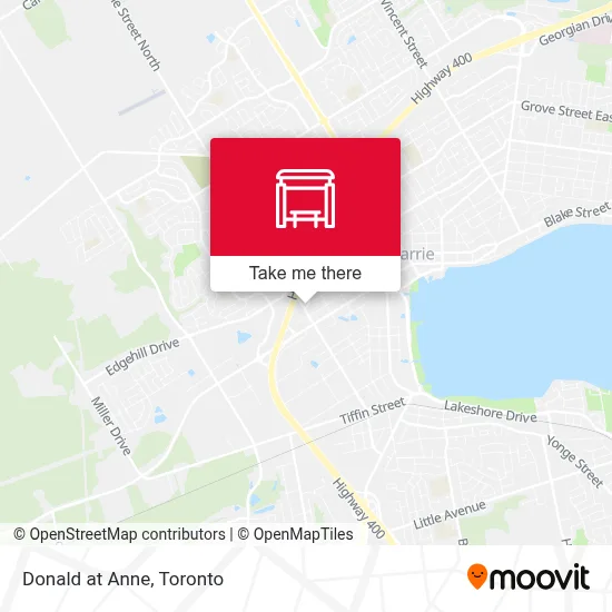 Donald at Anne map
