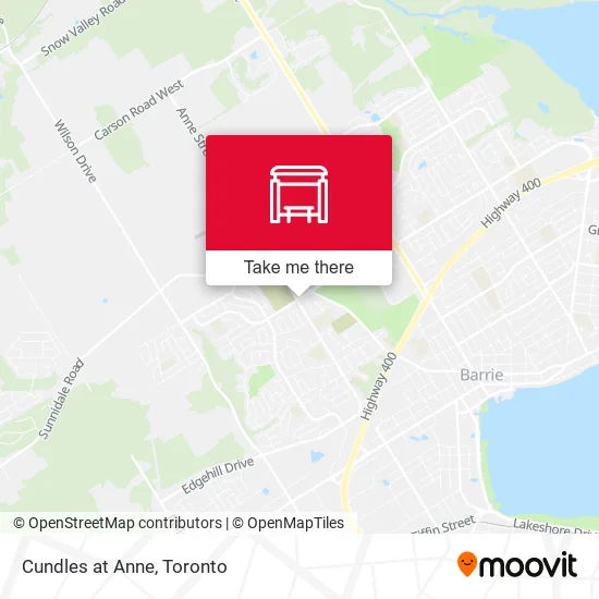 Cundles at Anne map