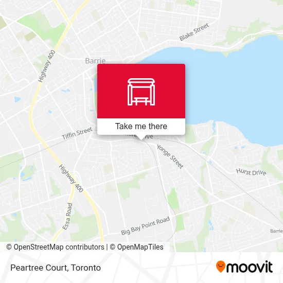 Peartree Court map