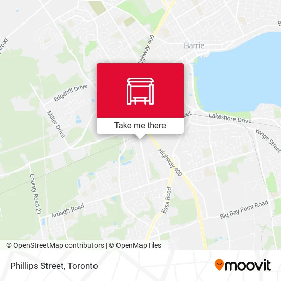 Phillips Street map