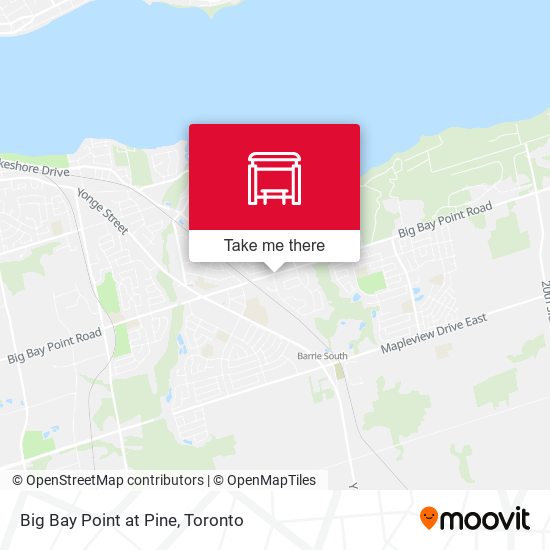 Big Bay Point at Pine map