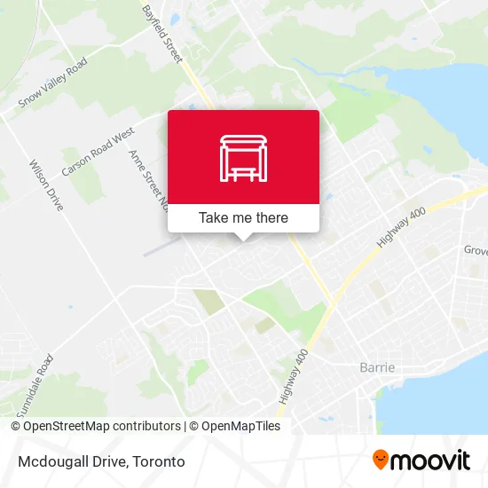 Mcdougall Drive map